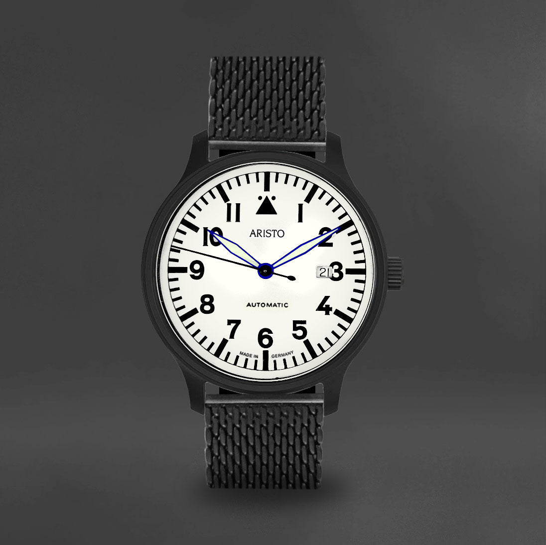 ARISTO Flieger 42 schwarz PVD 0H30-M Automatic image 0