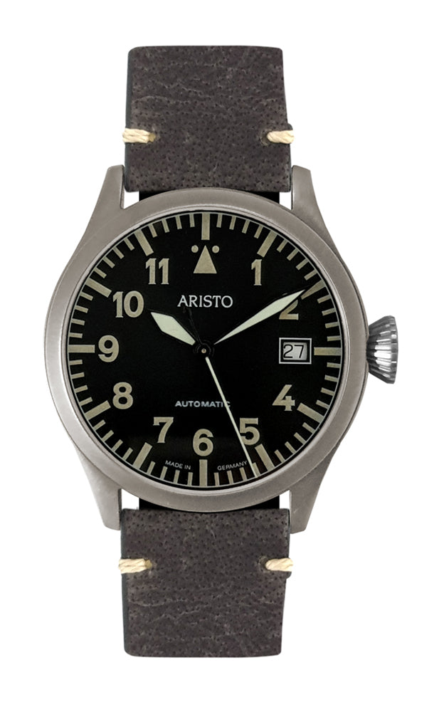 ARISTO Fliegeruhr 38 brüniert 7H157 Automatic image 0