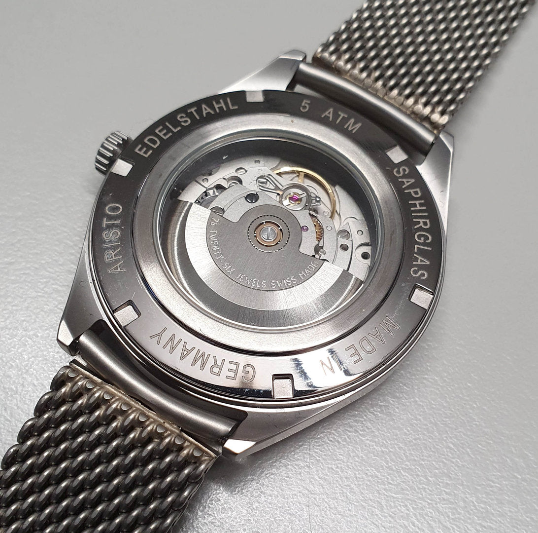 ARISTO Leuchtorange 43 Beobachter 3H223-M Automatic Mil