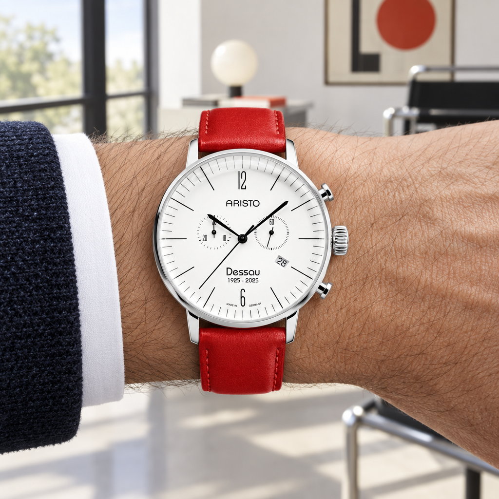 ARISTO Bauhaus Dessau Chronograph 4H284-RLB-100