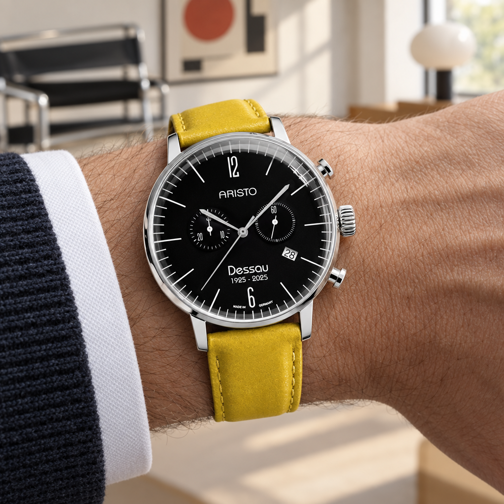 ARISTO Bauhaus Dessau Chronograph 4H285-GLB-100