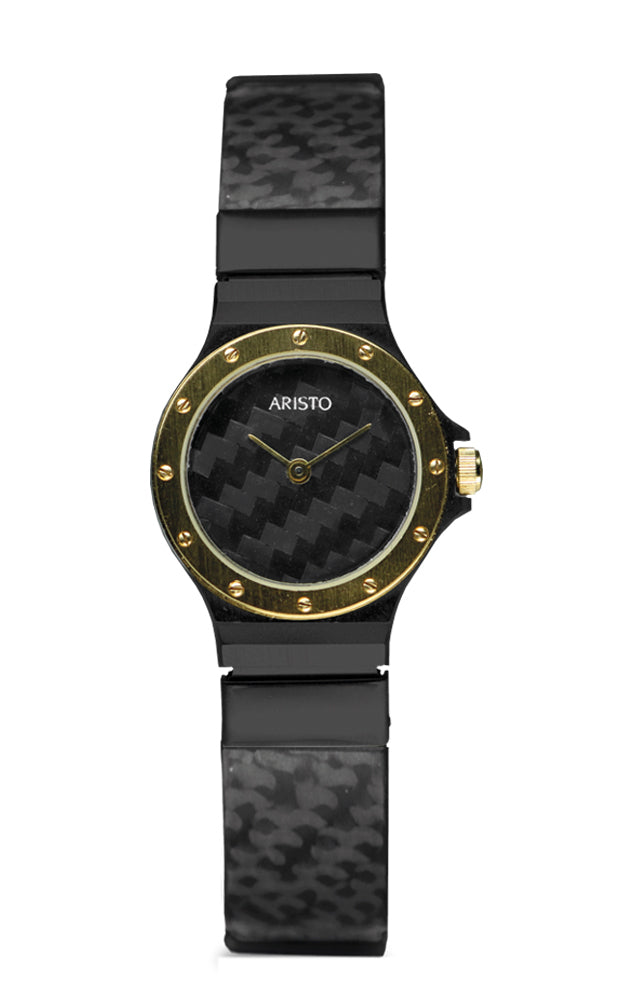 ARISTO Lady Design Carbon Quarzuhr 0D07 image 0