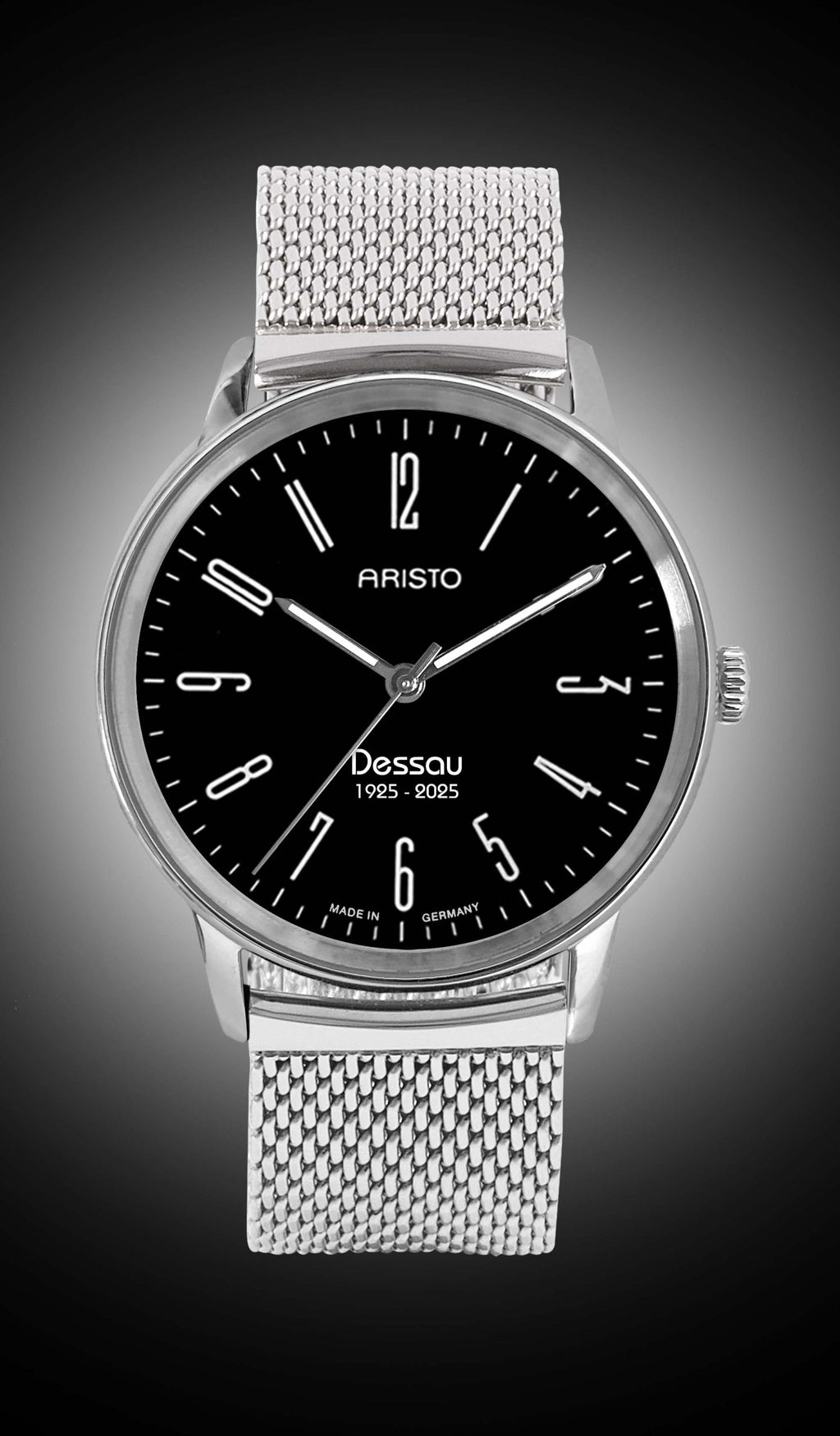 ARISTO Bauhaus Design Uhren 4H283-QM-100