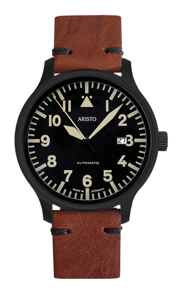 ARISTO Flieger schwarz PVD 0H42Beo Automatic image 0