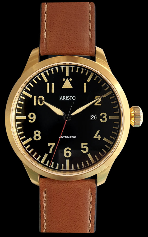 ARISTO Flieger 47 Gold PVD 0H33-L Automatic image 0