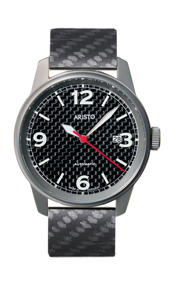 ARISTO Fliegeruhr Titan Carbon Automatic 5H83