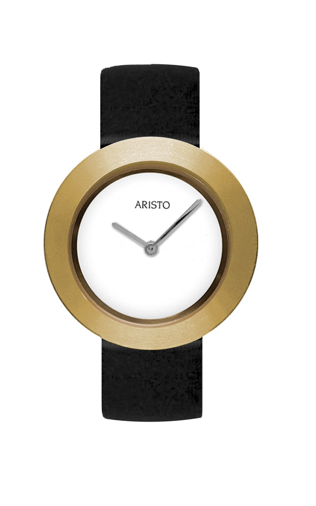 ARISTO Titan Lederband Quarzuhr 5D116-WS