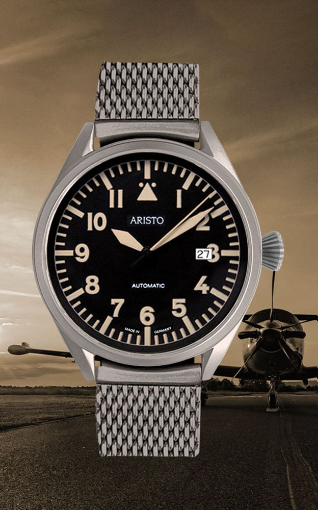 ARISTO Flieger 43 brüniert Beo 7H151-M Automatik