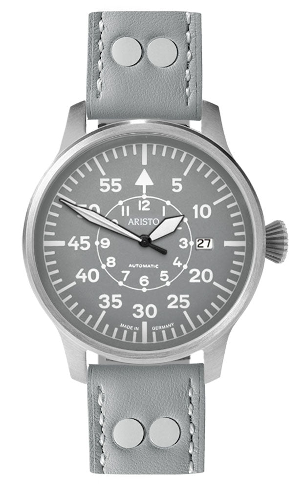 ARISTO Flieger grau 42 Pilot 7H154-L Automatic