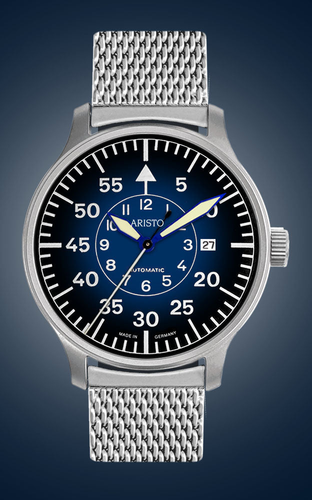 ARISTO Blaue 42 Pilot dégradé 7H176-M Automatic
