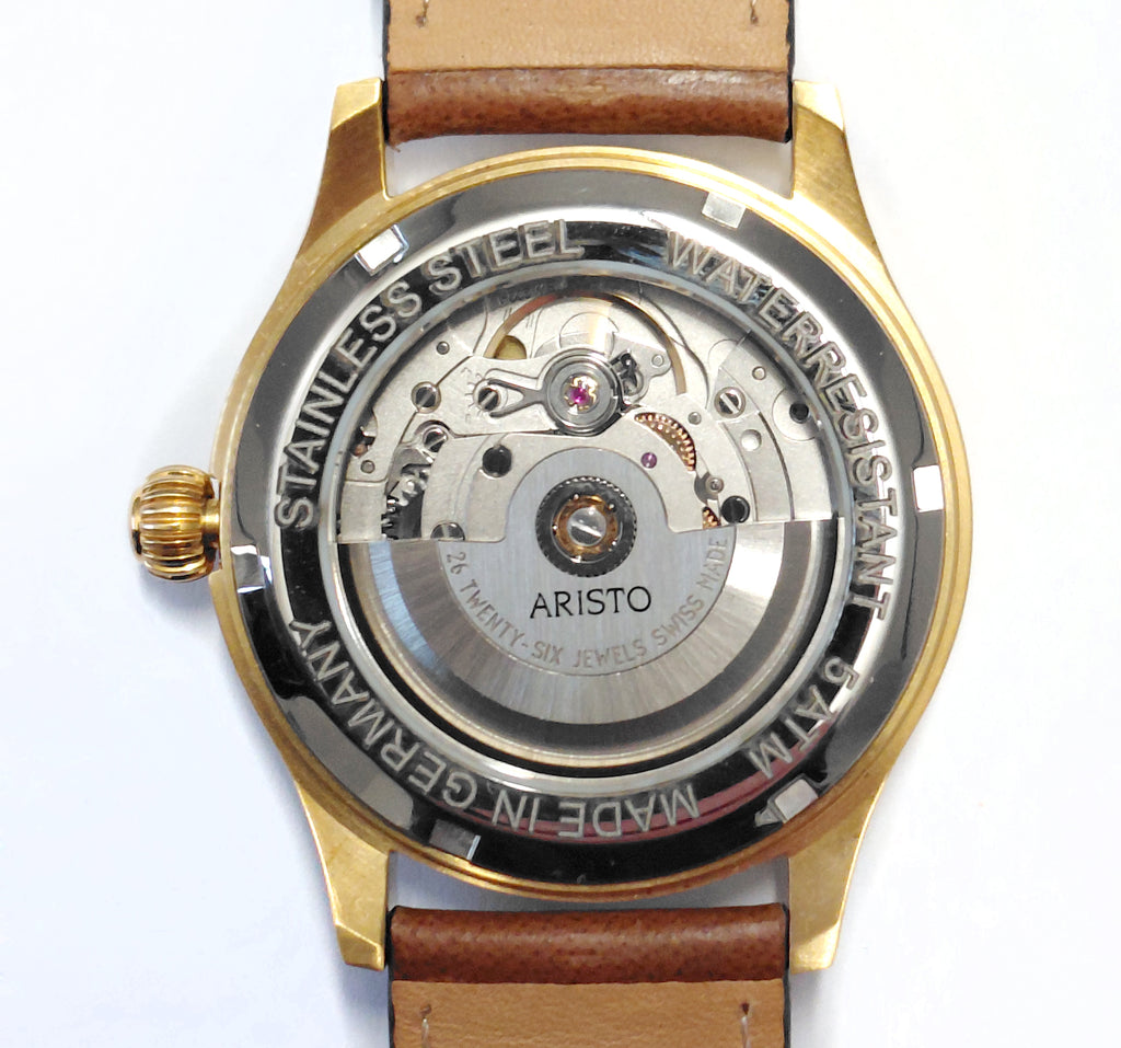 ARISTO Flieger 39 Gold PVD 0H31-L Automatic image 3