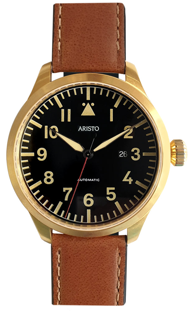 ARISTO Flieger 47 Gold PVD 0H33-L Automatic image 1