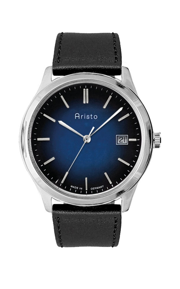 ARISTO Goldstadt Klassik Quarz Blau 4H196 image 0