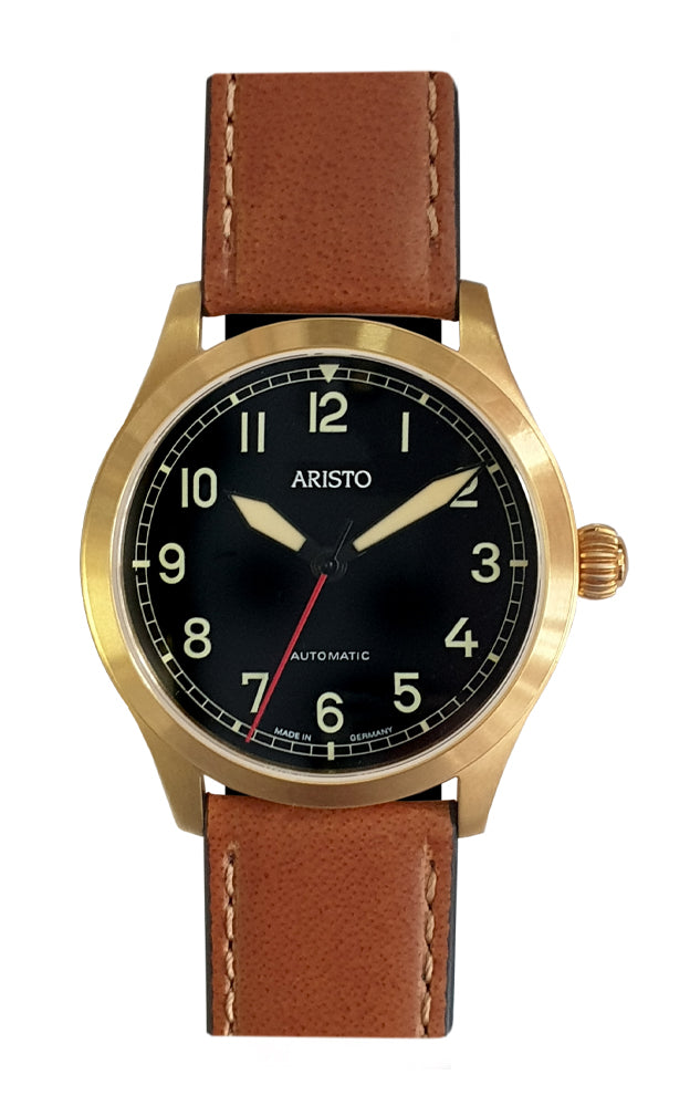 ARISTO Flieger 39 Gold PVD 0H31-L Automatic image 1