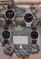 ARISTO Leuchtorange 38 Beo Automatic 3H226-L