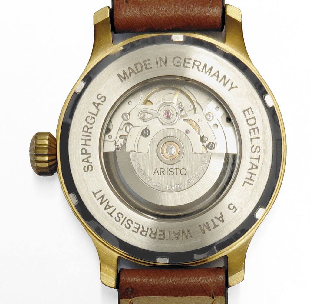 ARISTO Flieger 42 Gold PVD 0H32-L Automatic image 2