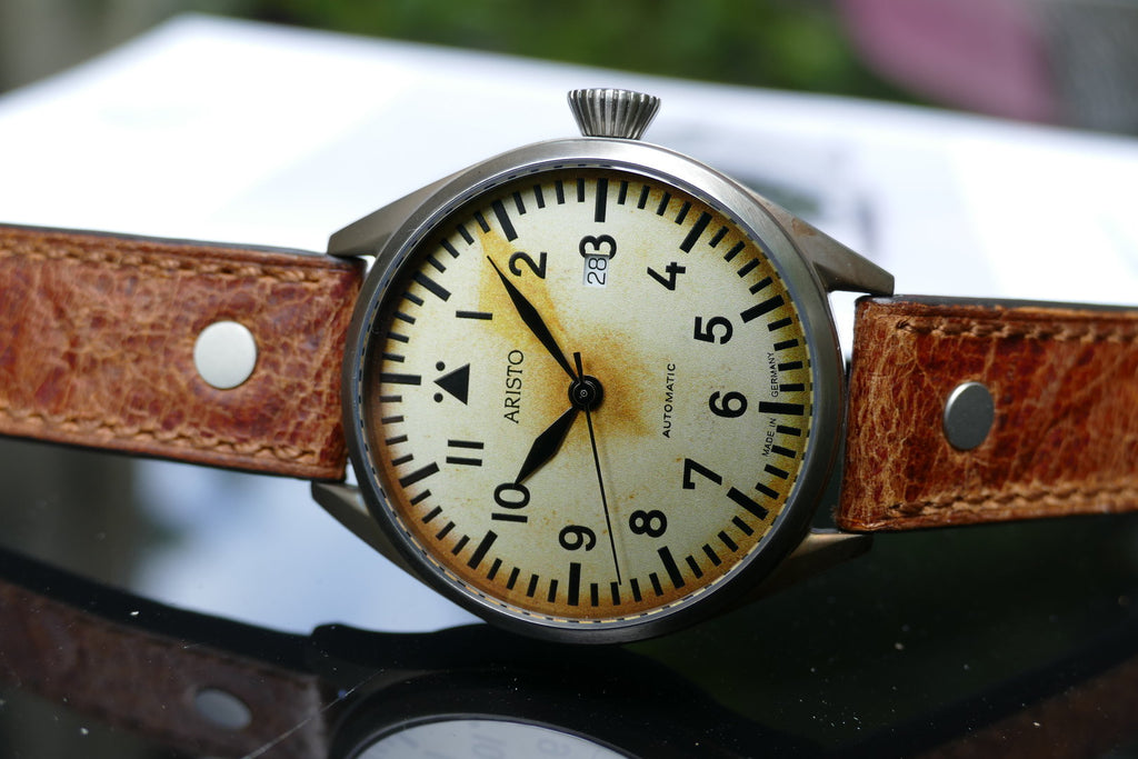 ARISTO Flieger 43 Vintage brüniert 7H145 Beo Automatic image 4