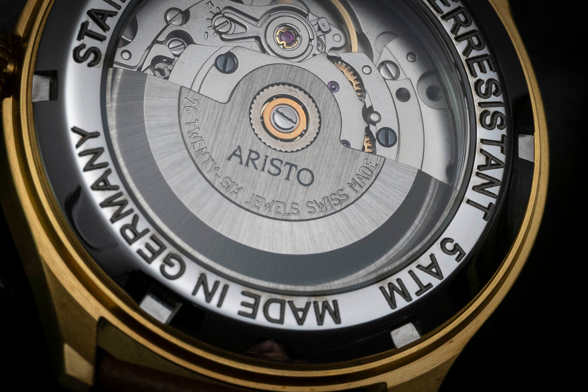 ARISTO Flieger 39 Gold PVD 0H31-L Automatic image 2