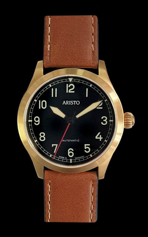 ARISTO Flieger 39 Gold PVD 0H31-L Automatic image 0