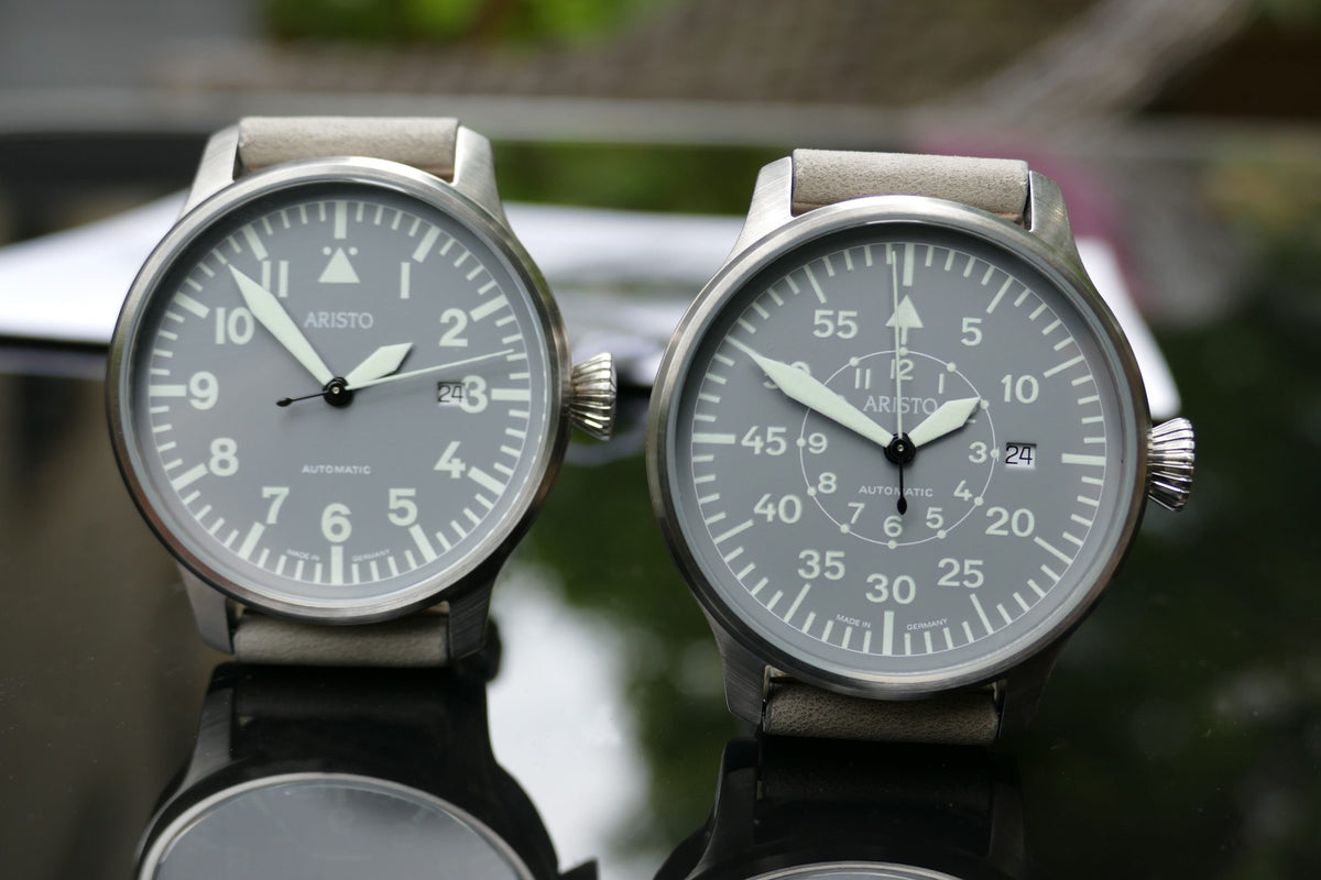 ARISTO Flieger grau 42 Beo 7H153-L Automatic