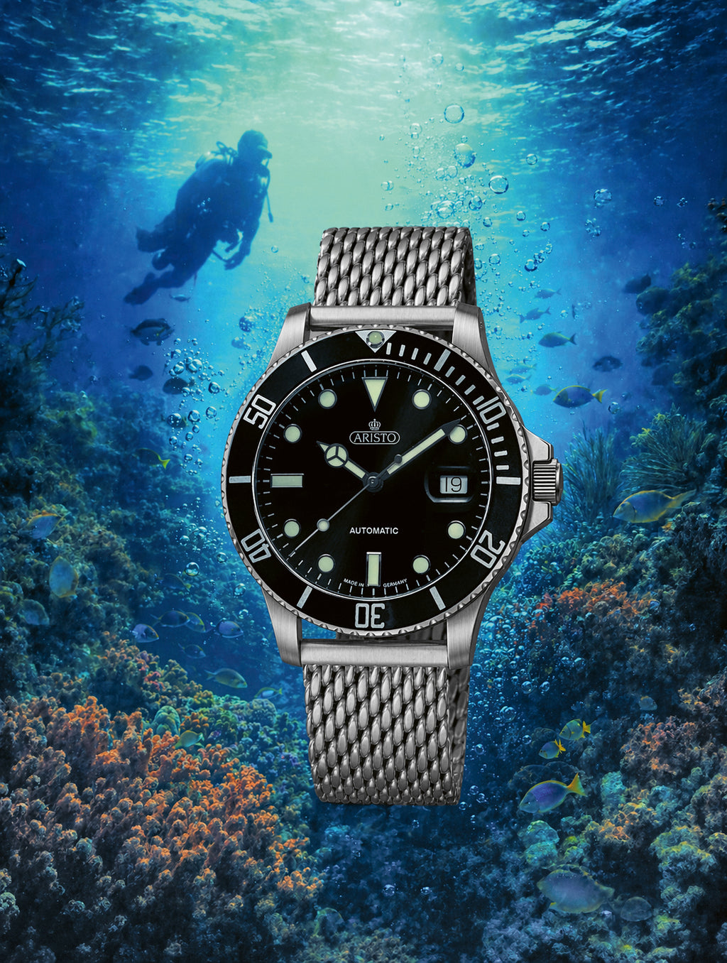 ARISTO Taucheruhr Aquaristo Automatic 4H98294-SM