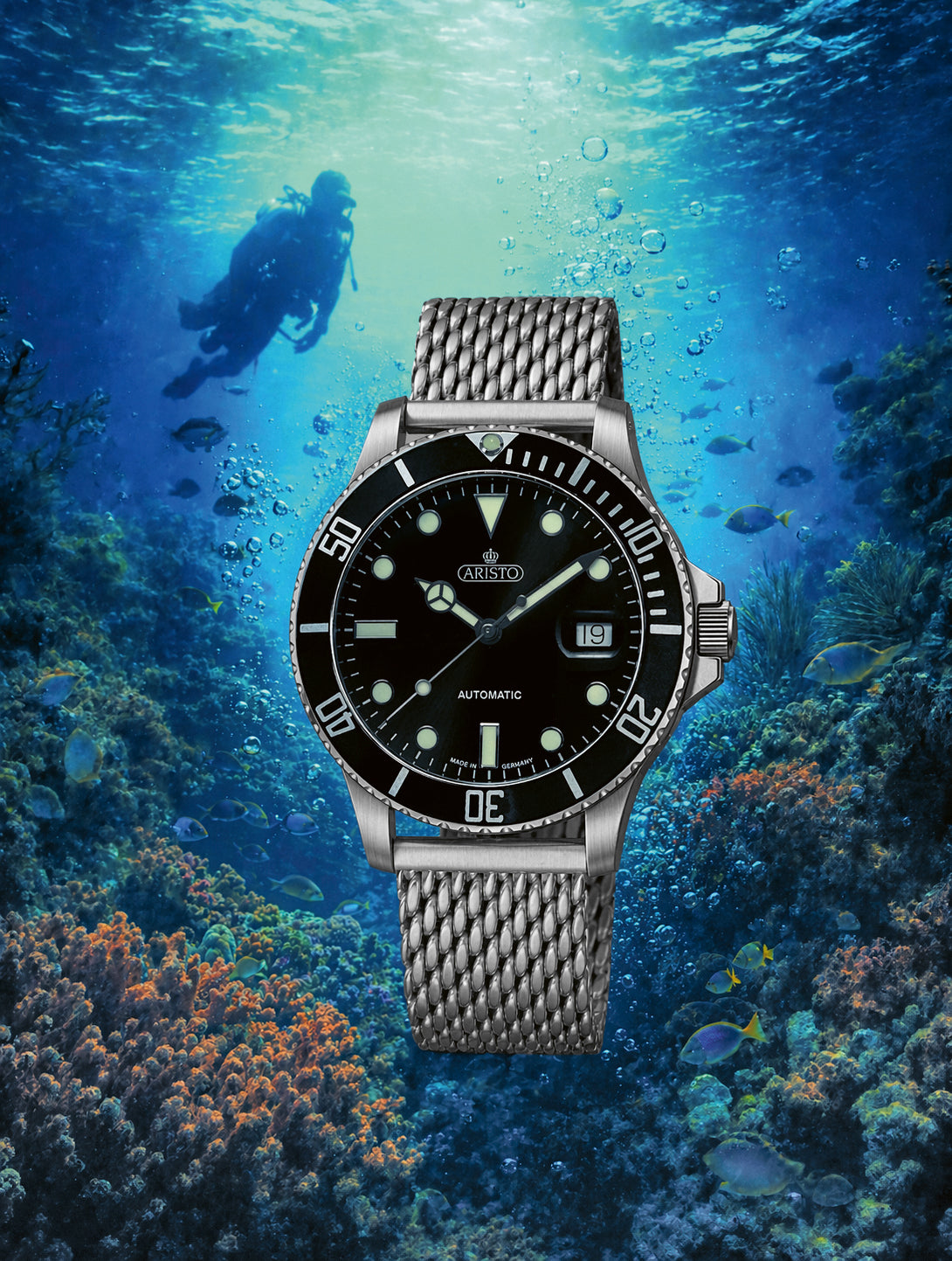ARISTO Taucheruhr Aquaristo Automatic 4H98294-SM